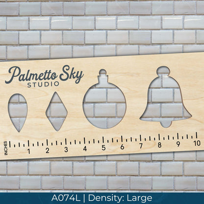 A074 White Cream Tiles - Palmetto Sky Studio