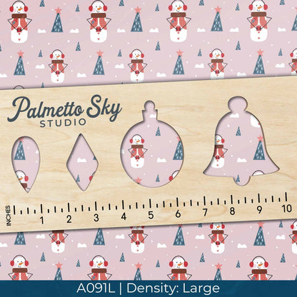 A091 Pink Snowman - Palmetto Sky Studio