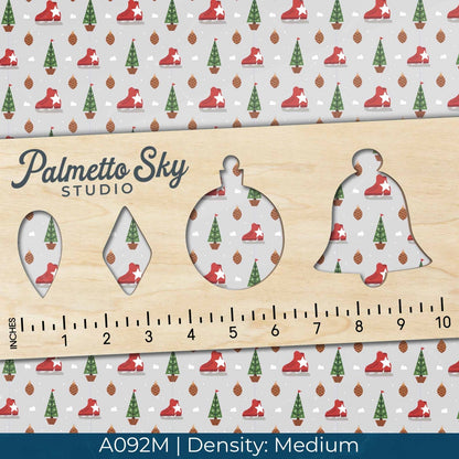 A092 Gray Ice Skate - Palmetto Sky Studio