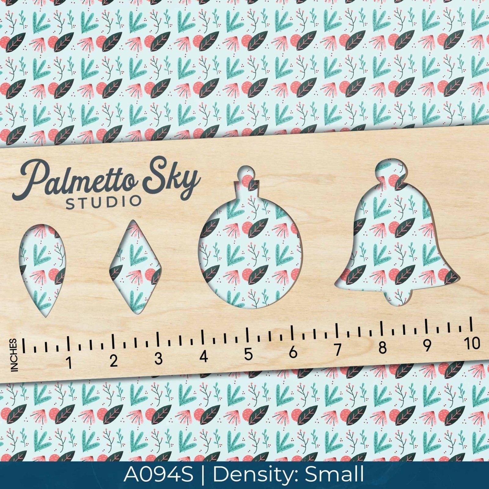 A094 Pink Teal Florals - Palmetto Sky Studio