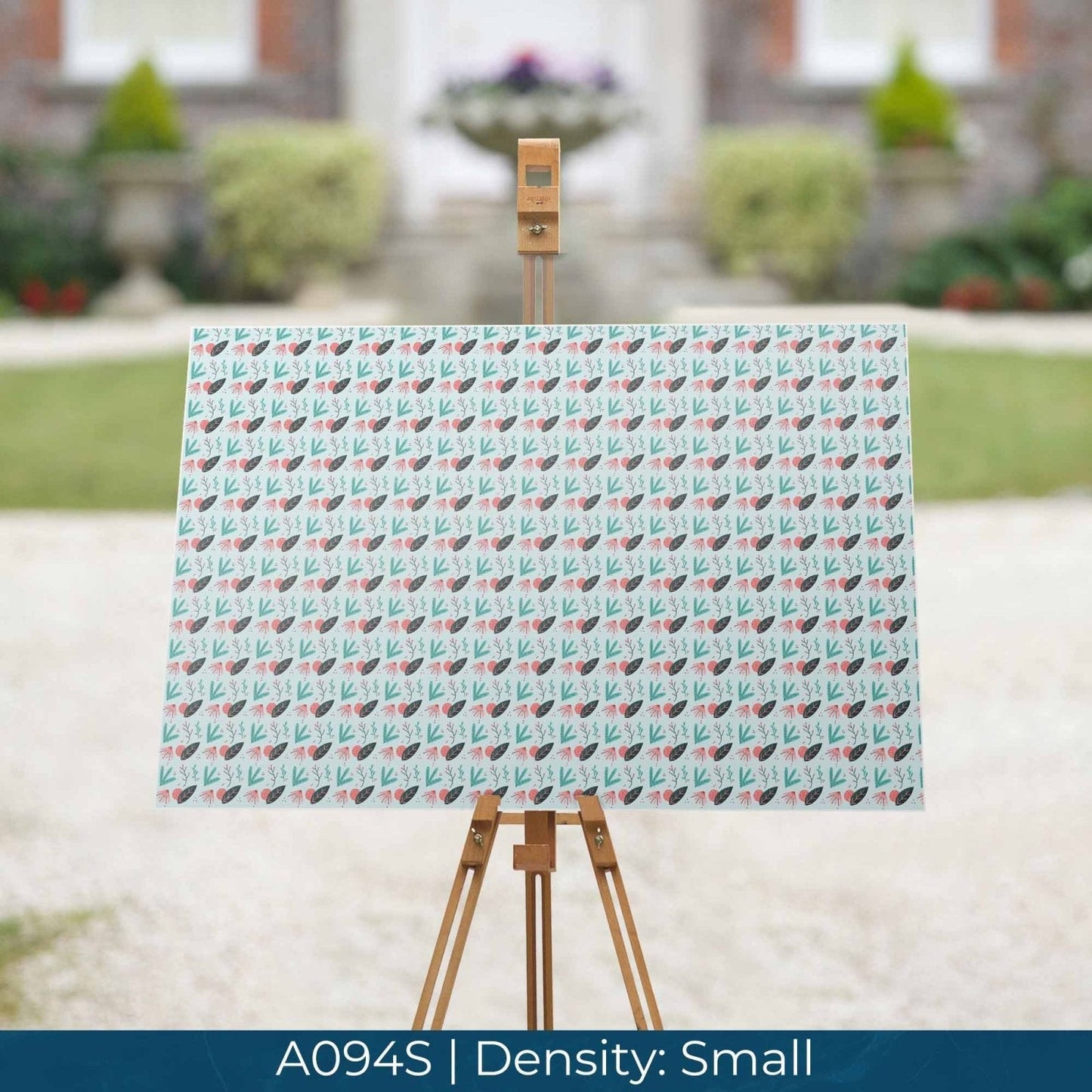 A094 Pink Teal Florals - Palmetto Sky Studio