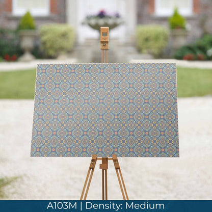 A103 Blue Ornate Tiles - Palmetto Sky Studio