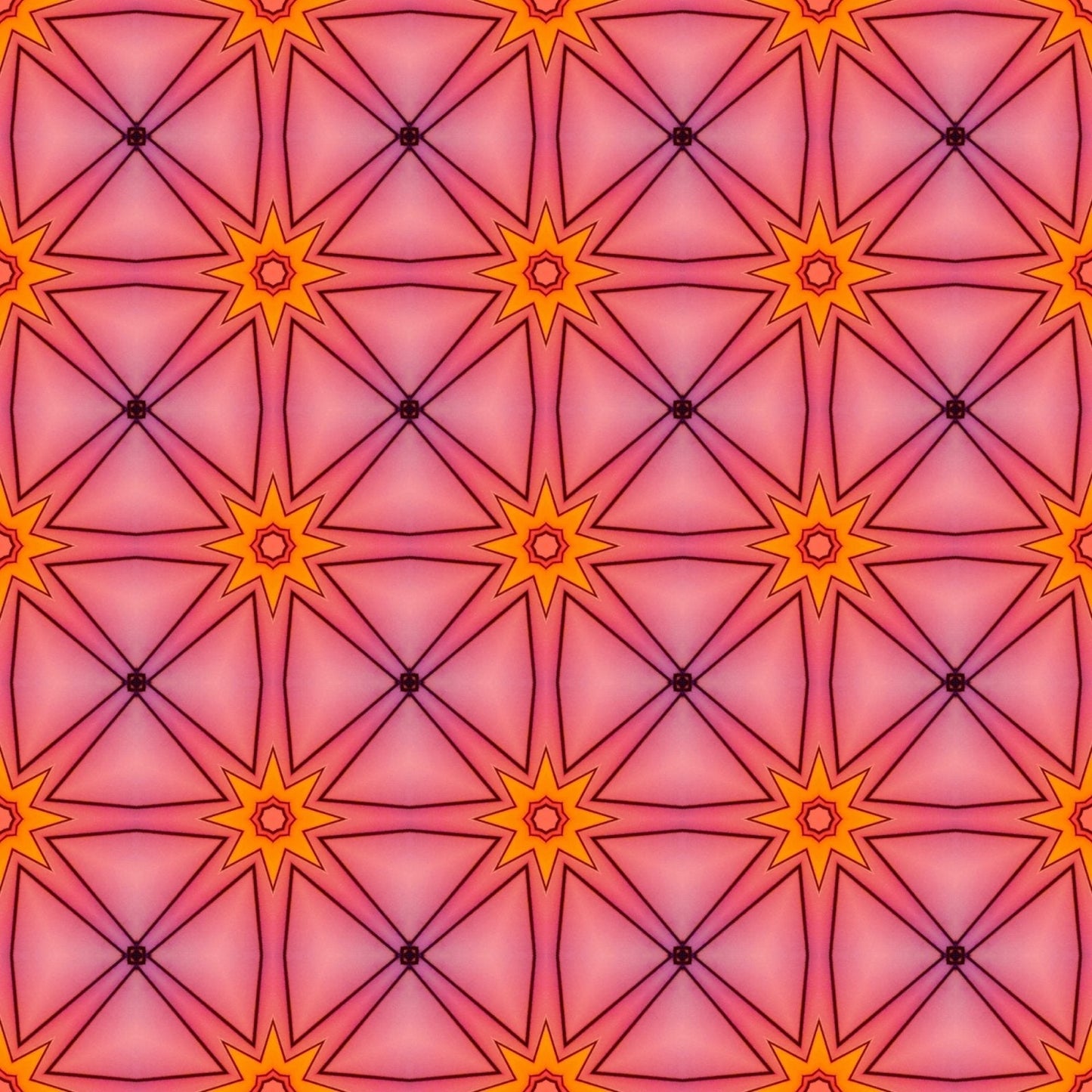 A105 Pink Geometric Psychedelic - Palmetto Sky Studio