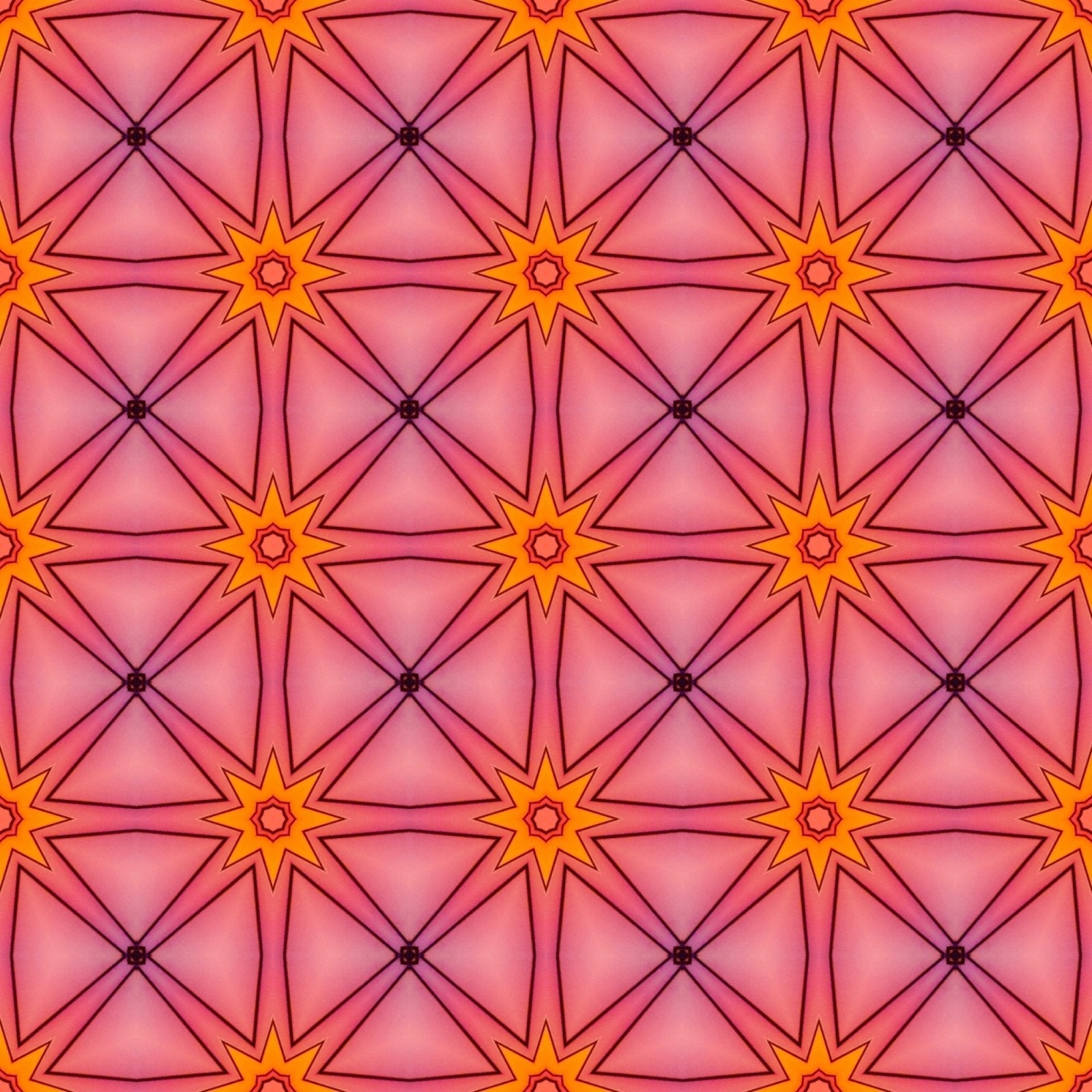 A105 Pink Geometric Psychedelic - Palmetto Sky Studio