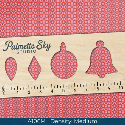 A106 Red Pink Geometric - Palmetto Sky Studio