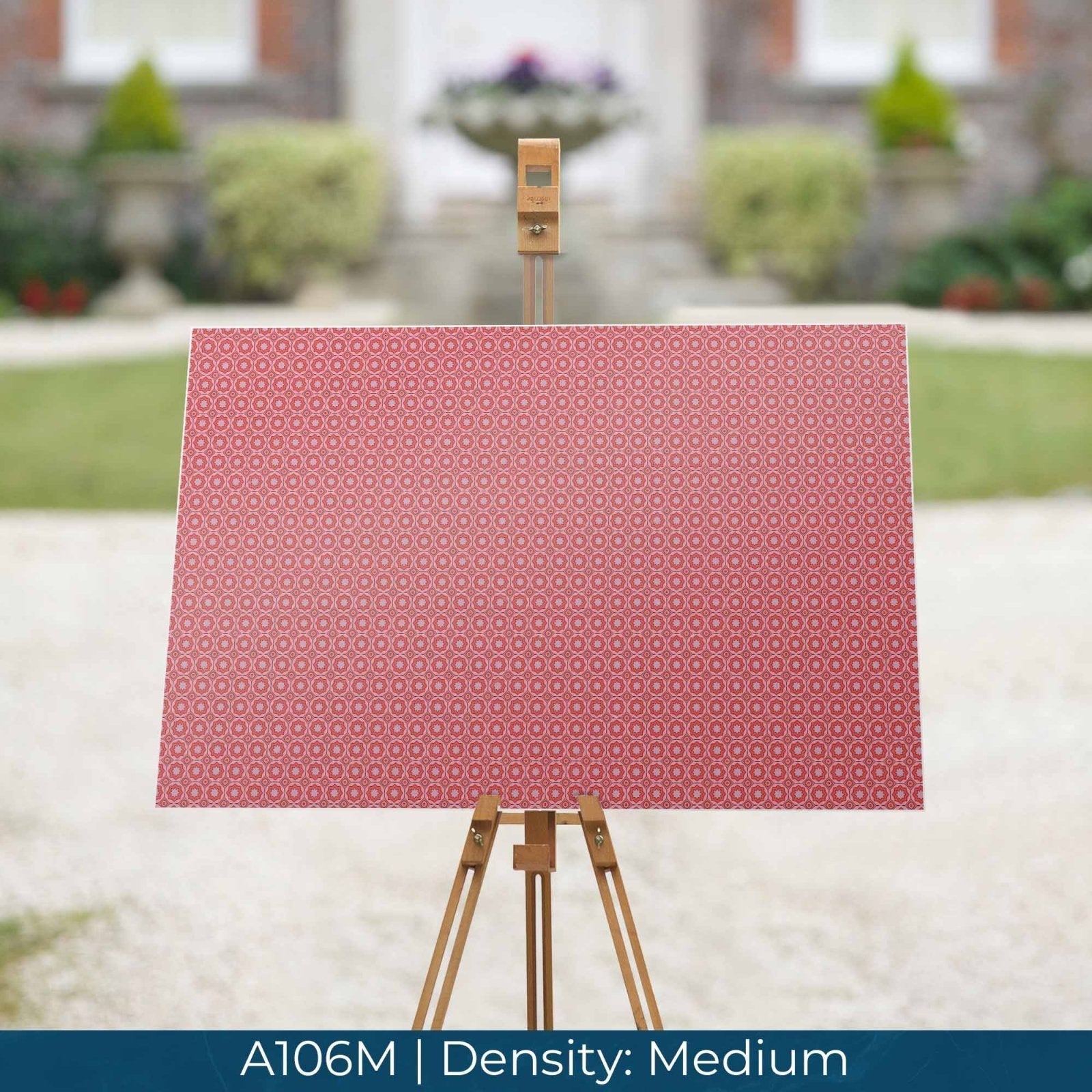 A106 Red Pink Geometric - Palmetto Sky Studio