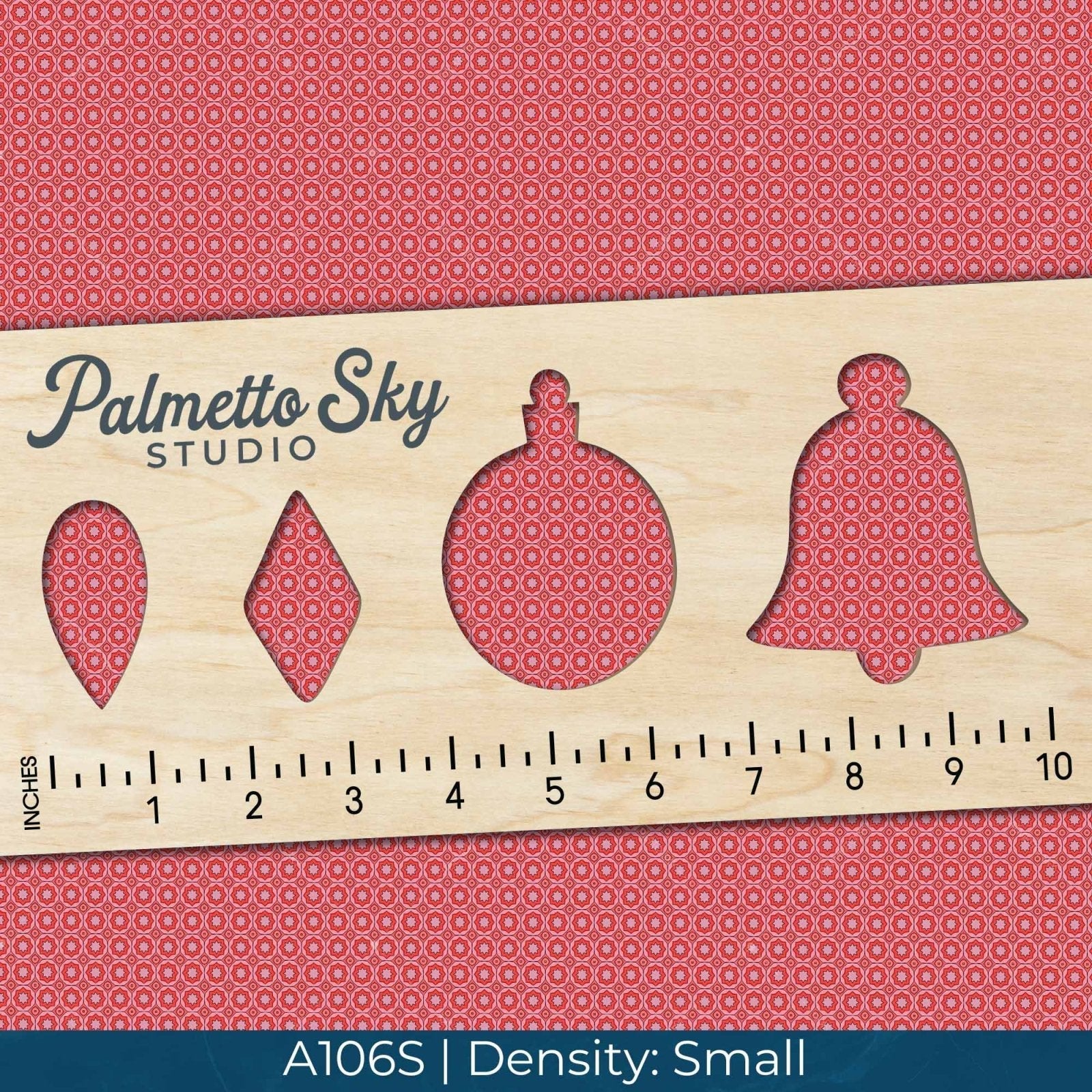 A106 Red Pink Geometric - Palmetto Sky Studio