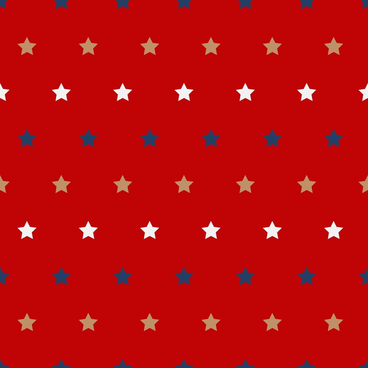 A111 Red Patriotic Stars - Palmetto Sky Studio