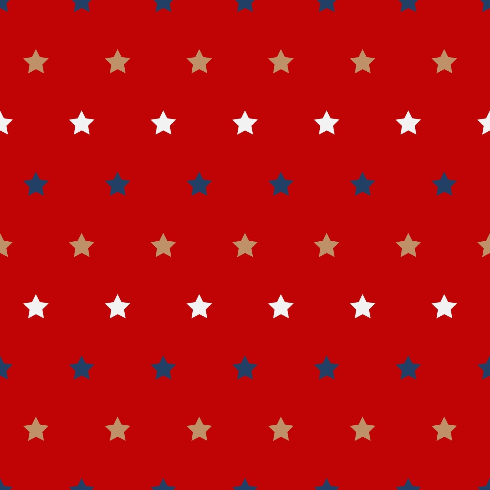 A111 Red Patriotic Stars - Palmetto Sky Studio