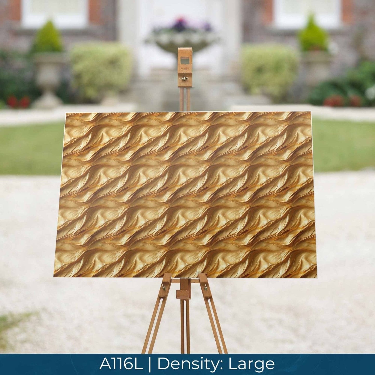 A116 Metallic Gold Ripples - Palmetto Sky Studio