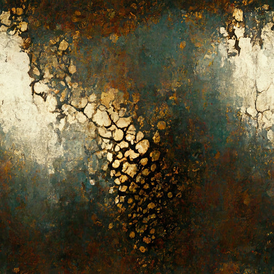 A117 Metallic Grunge Crackle - Palmetto Sky Studio