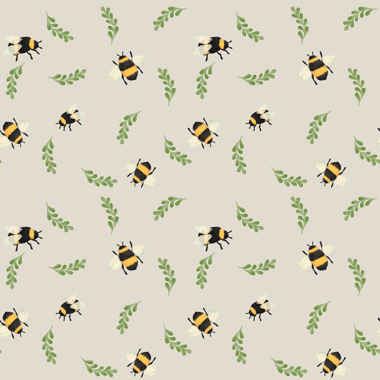 A119 Cute Bumble Bees - Palmetto Sky Studio