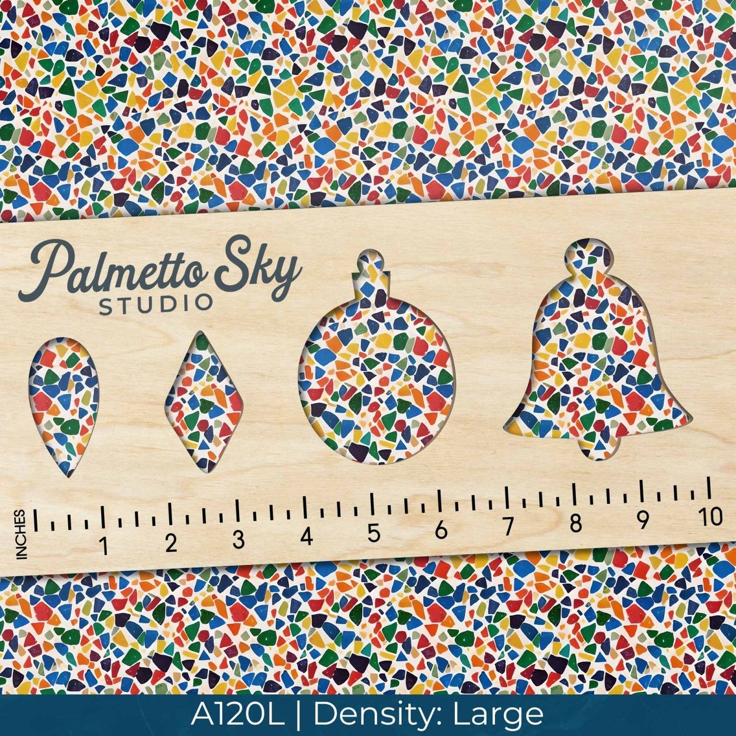 A120 Rainbow Mosaic Tiles - Palmetto Sky Studio