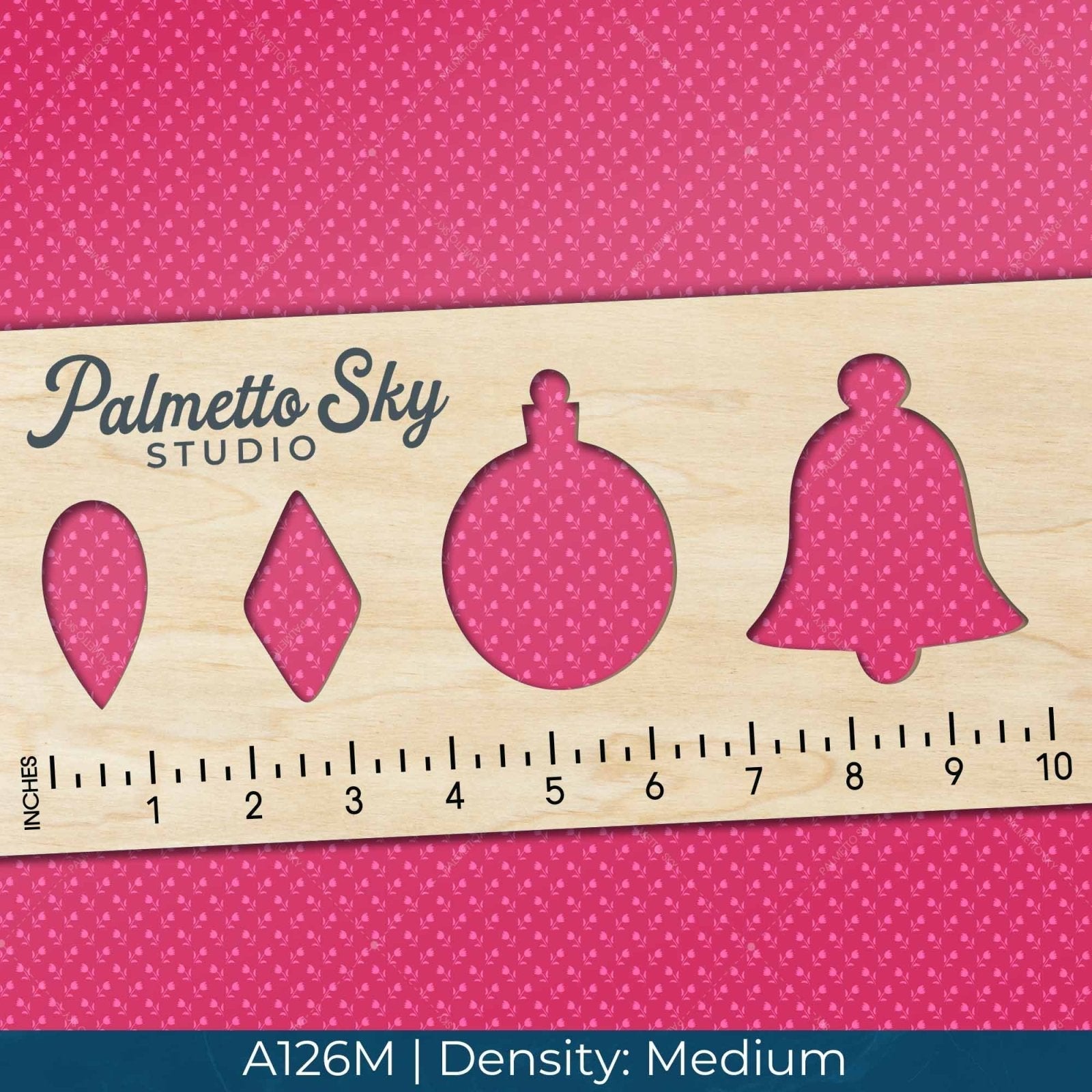 A126 Pink Rose Floral - Palmetto Sky Studio