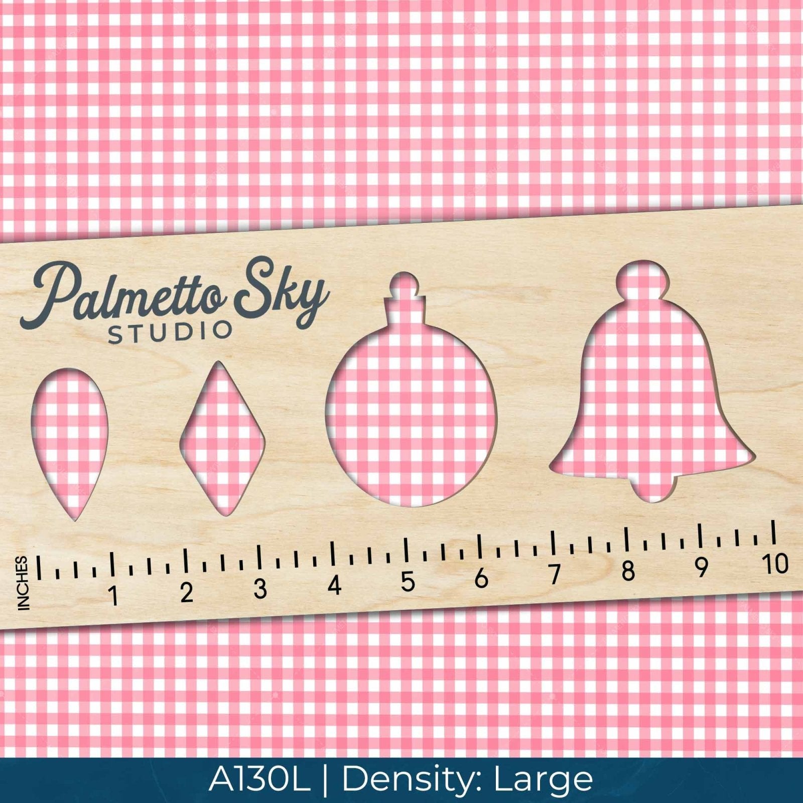 A130 Pink Gingham Paid - Palmetto Sky Studio