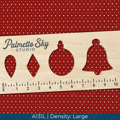 A131 Red Dainty Hearts - Palmetto Sky Studio