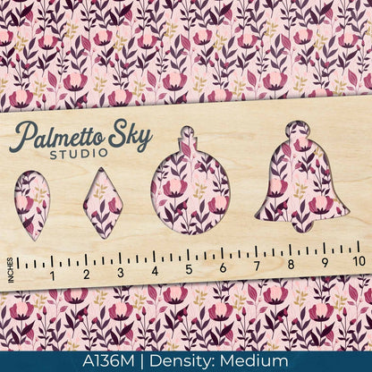 A136 Winding Magenta Florals - Palmetto Sky Studio