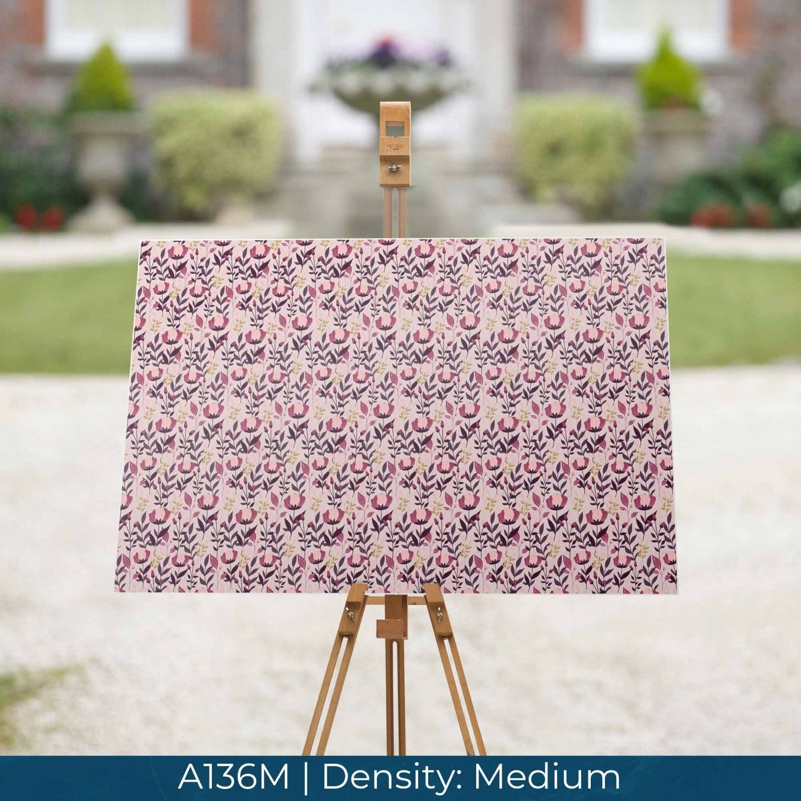 A136 Winding Magenta Florals - Palmetto Sky Studio