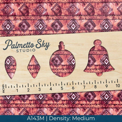 A143 Pink Geometric Bohemian - Palmetto Sky Studio