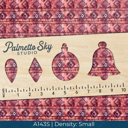 A143 Pink Geometric Bohemian - Palmetto Sky Studio