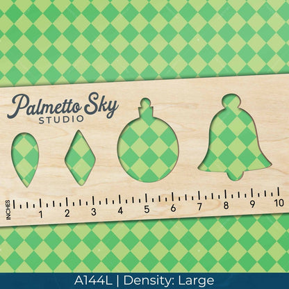 A144 St. Patrick's Green Checkered - Palmetto Sky Studio