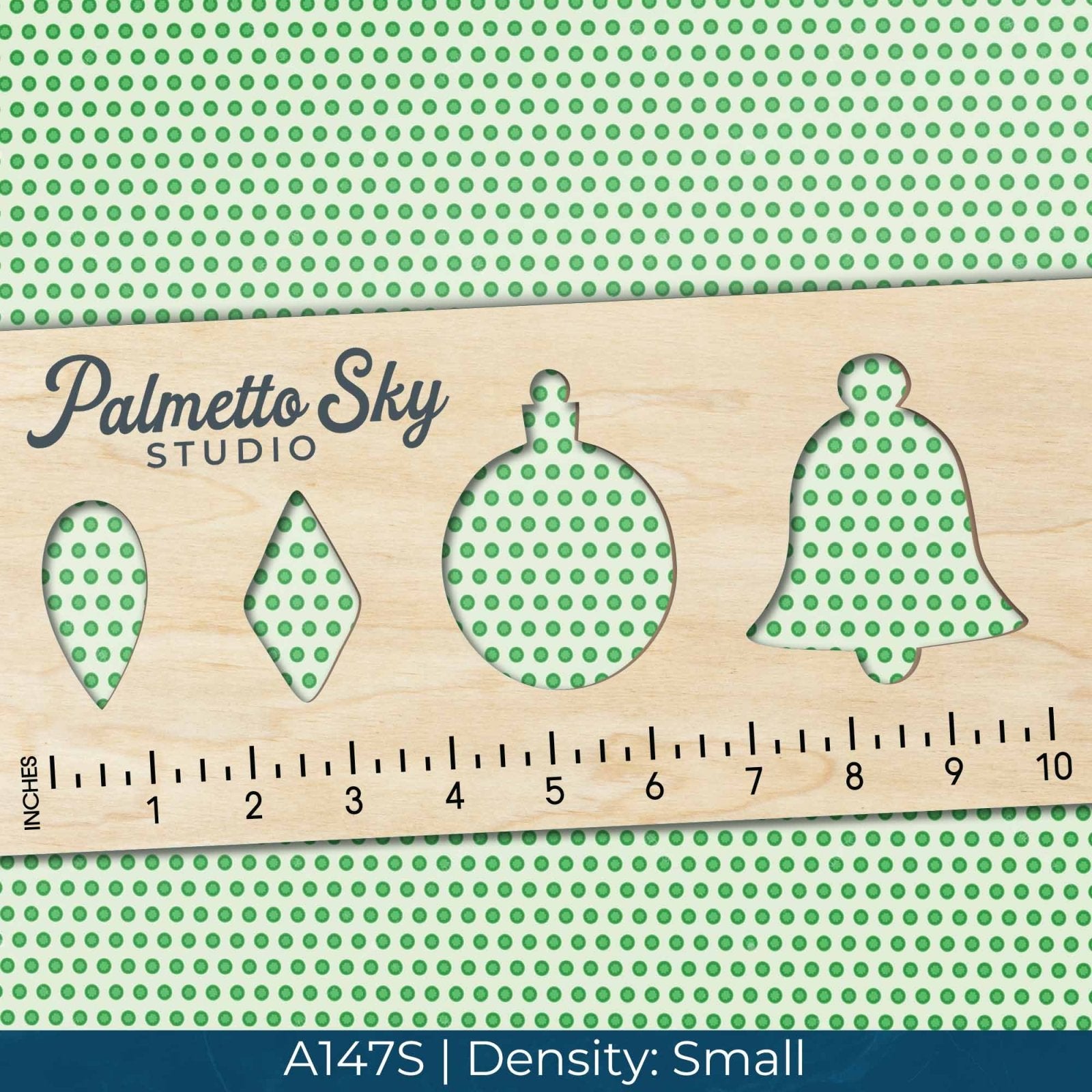 A147 Green Shamrock Circles - Palmetto Sky Studio