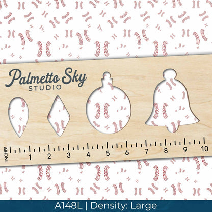 A148 White Baseball Stitch - Palmetto Sky Studio