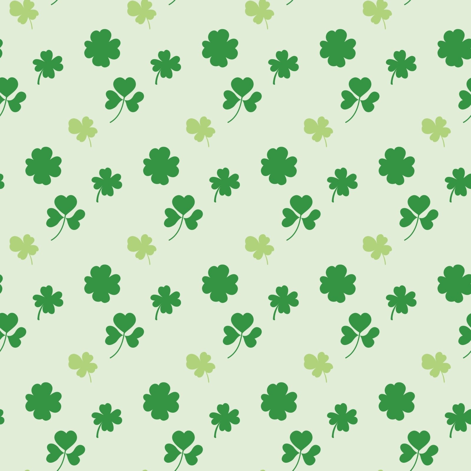 A149 Green Shamrock Clovers - Palmetto Sky Studio