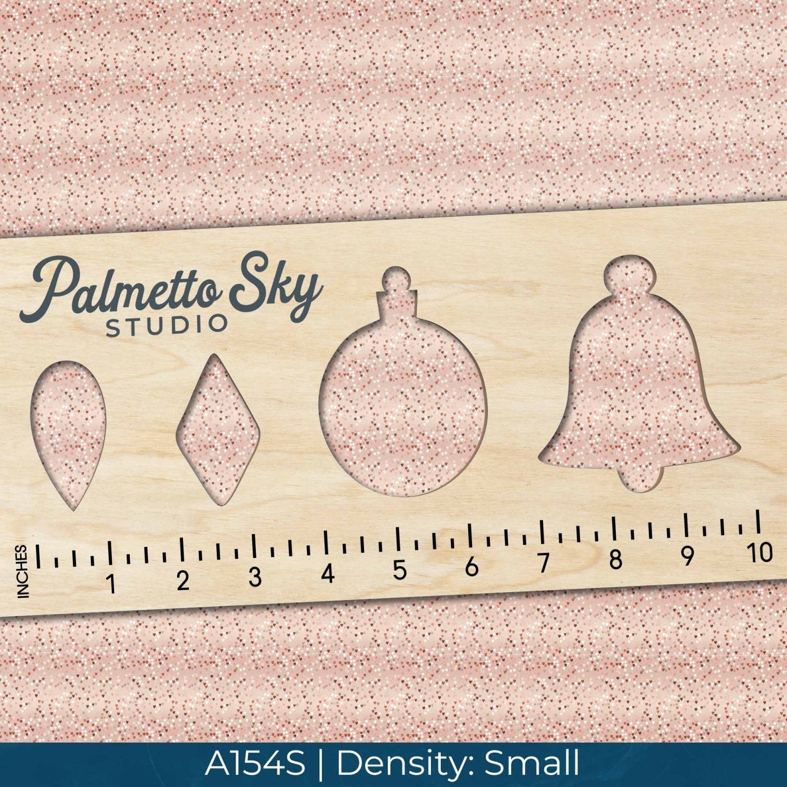 A154 Neutral Pink Tiny Hearts - Palmetto Sky Studio