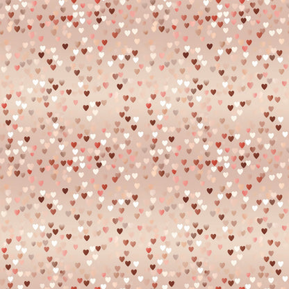 A154 Neutral Pink Tiny Hearts - Palmetto Sky Studio