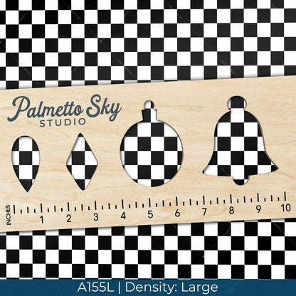 A155 Classic Black & White Checkerboard - Palmetto Sky Studio