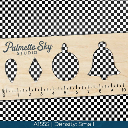 A155 Classic Black & White Checkerboard - Palmetto Sky Studio