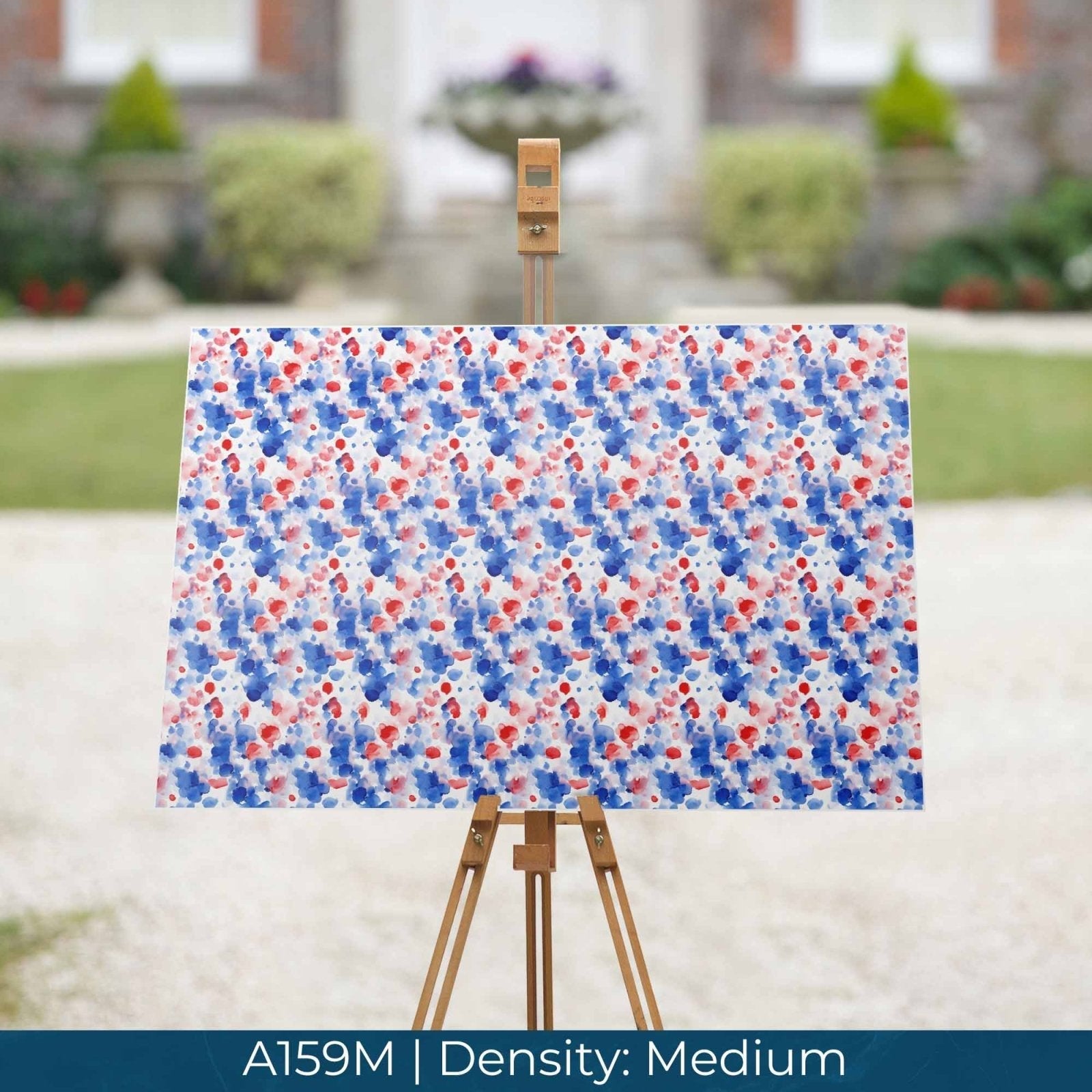 A159 Patriotic Red White Blue Watercolor - Palmetto Sky Studio