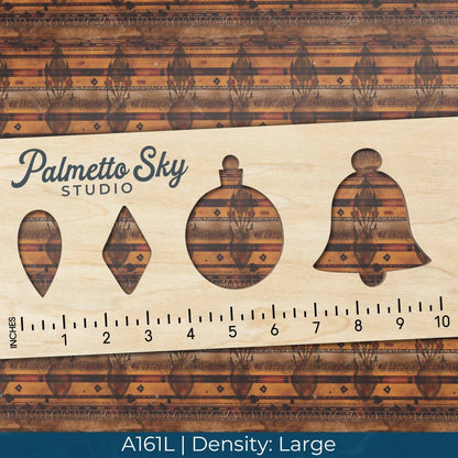 A161 Tan Western Pattern - Palmetto Sky Studio