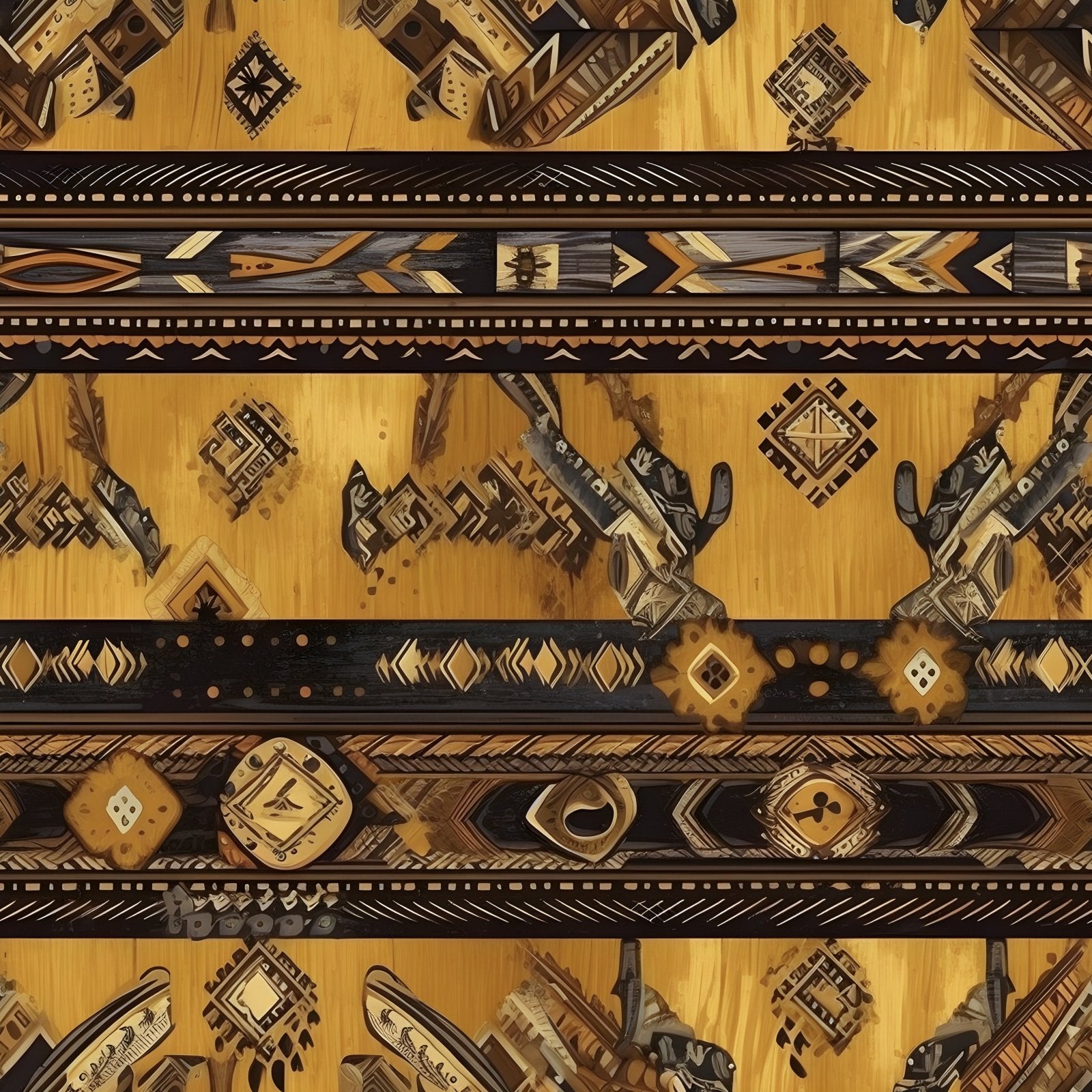 Rustic Patern A163 Rustic Western Pattern - Palmetto Sky Studio