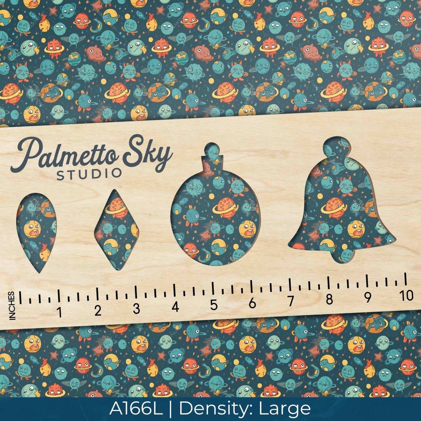 A166 Galactic Illustrative Planets - Palmetto Sky Studio