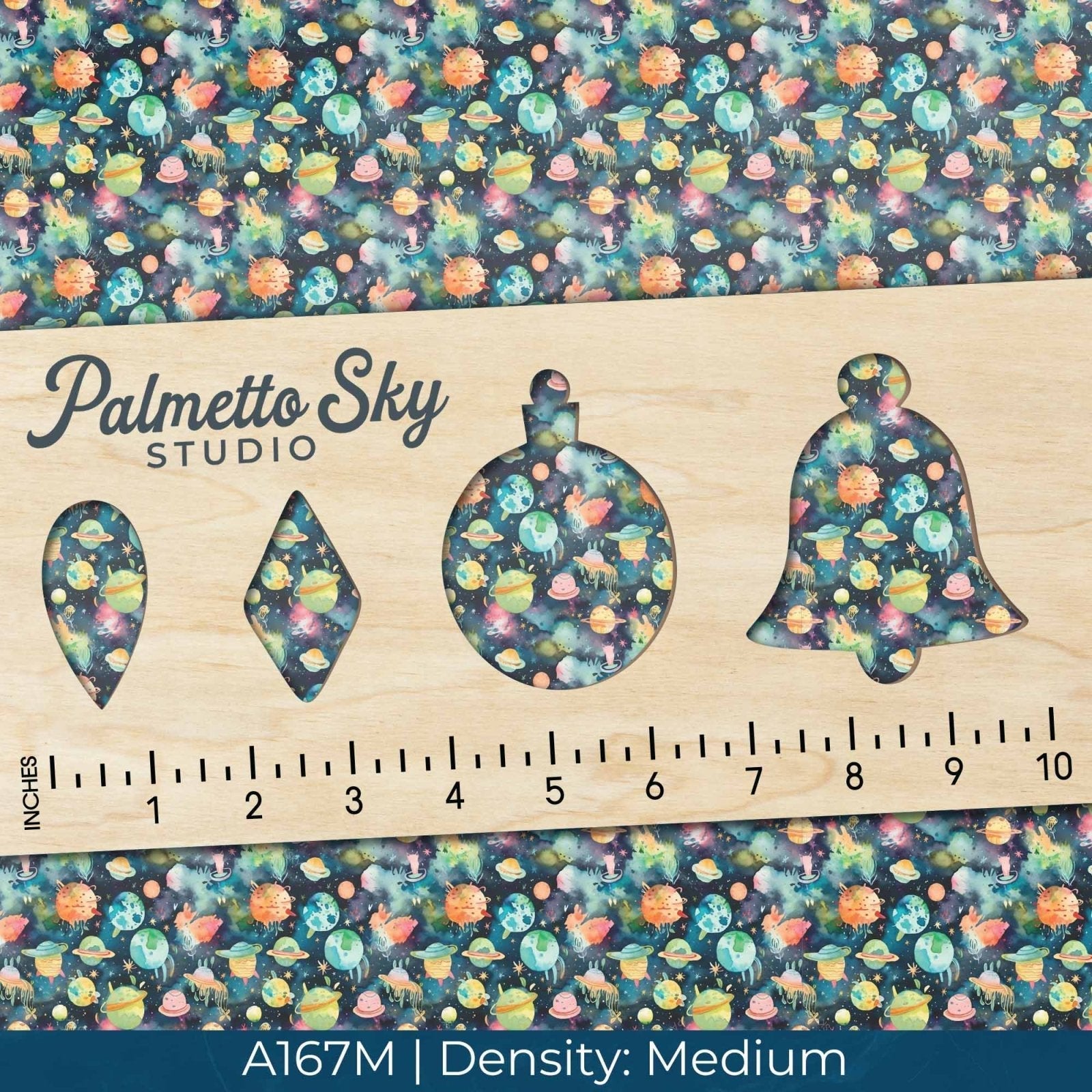 A167 Cosmic Watercolor Planets - Palmetto Sky Studio