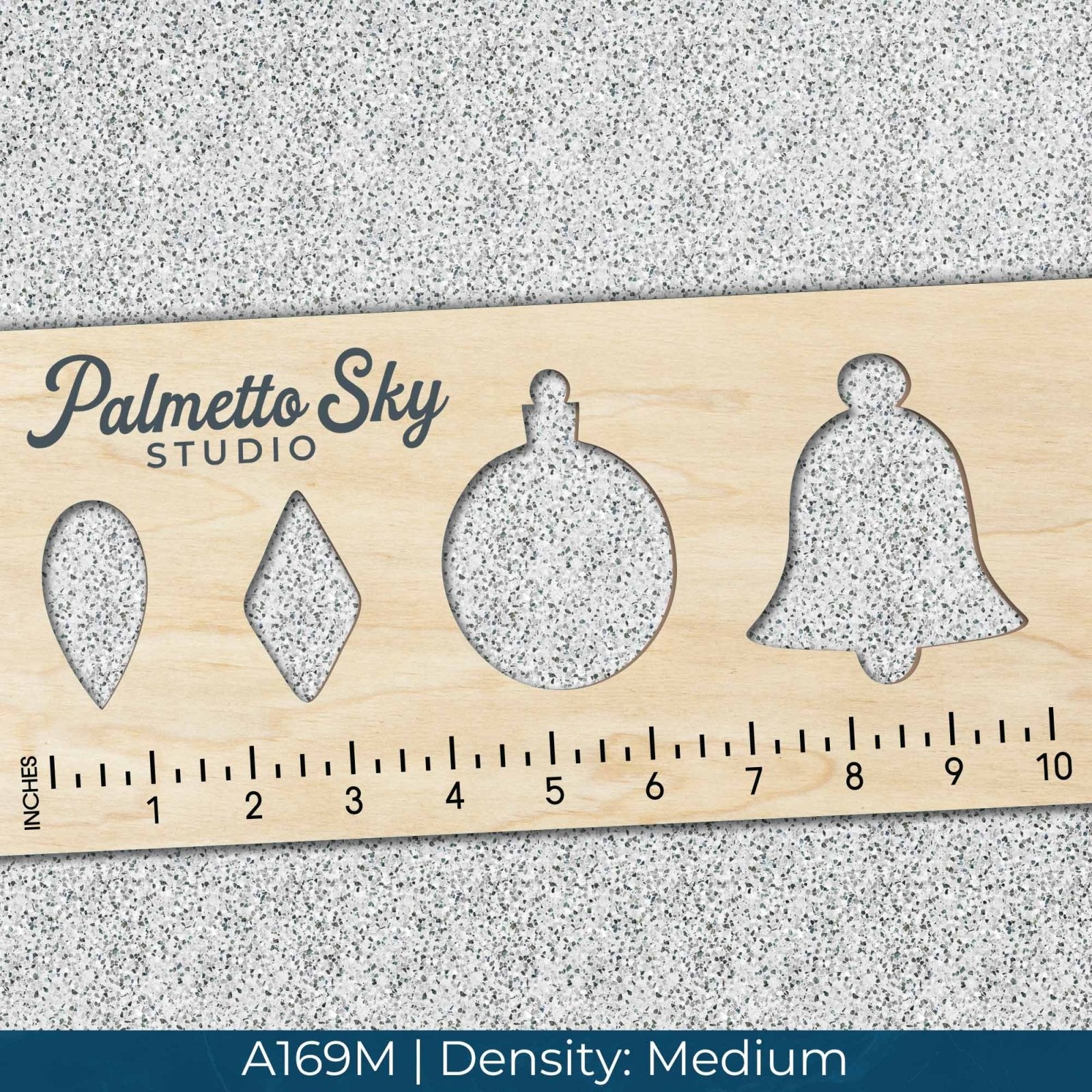 A169 Gray Speckled Terrazzo - Palmetto Sky Studio