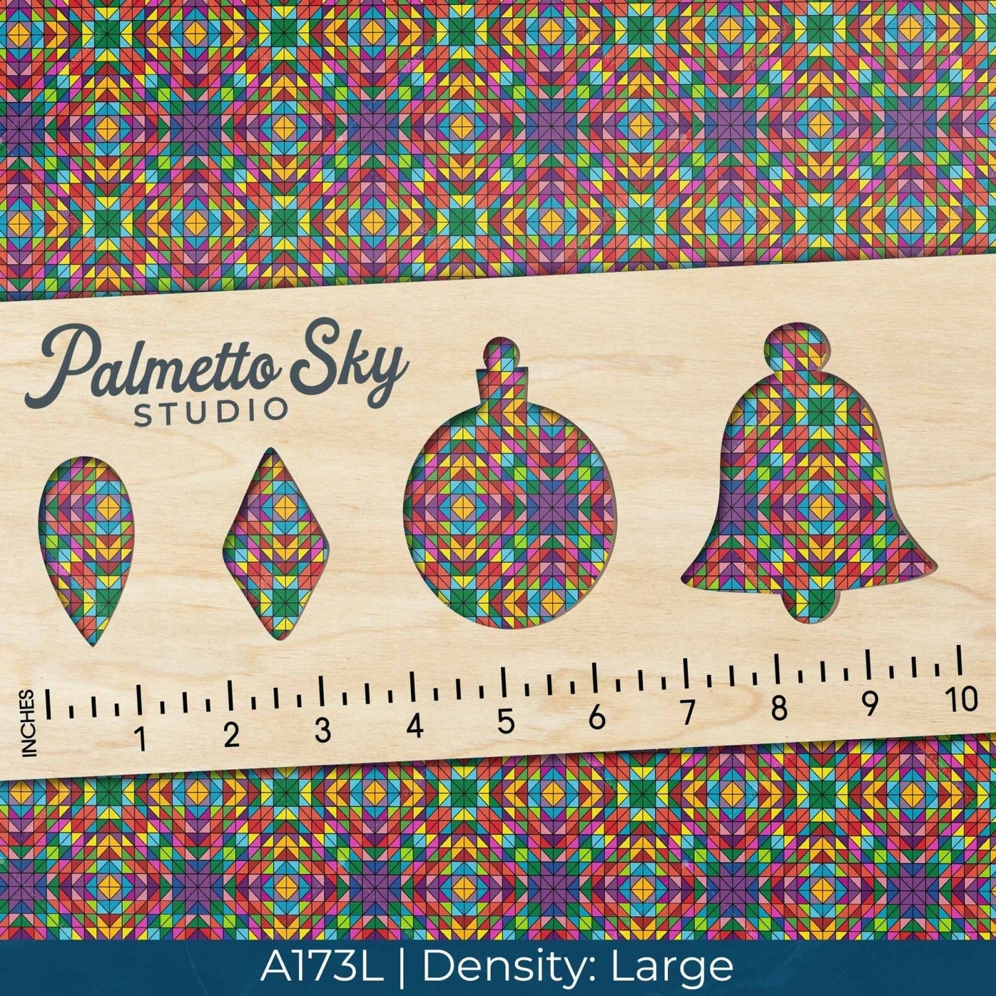 A173 Rainbow Mosaic - Palmetto Sky Studio