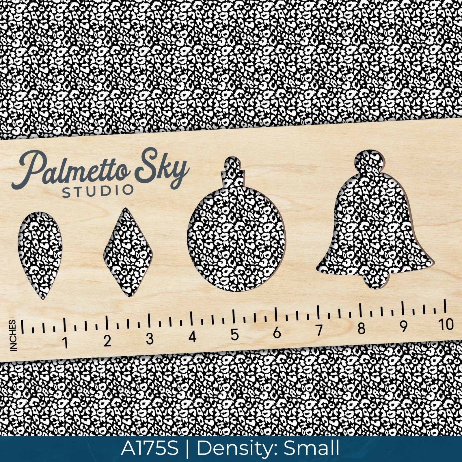 A175 Black Cheetah Print - Palmetto Sky Studio