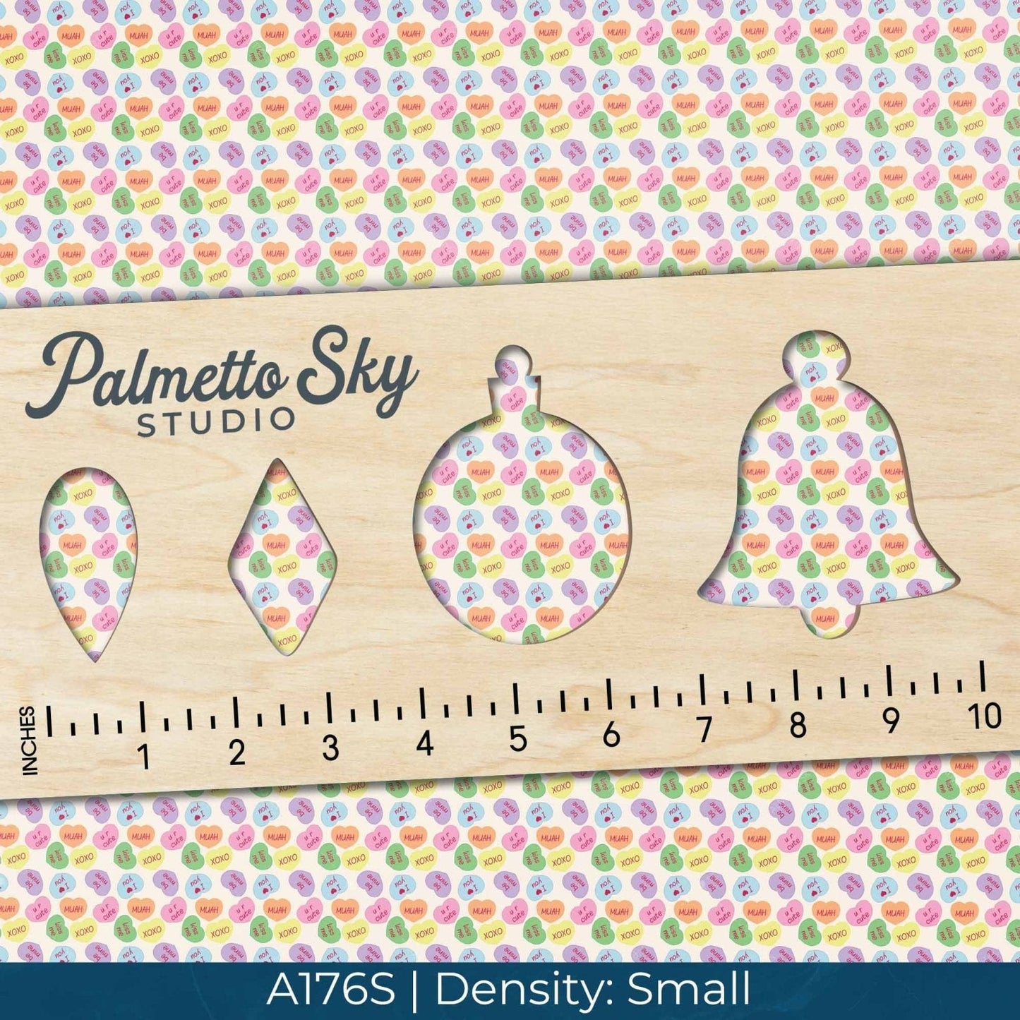 A176 Valentine Candy Hearts - Palmetto Sky Studio