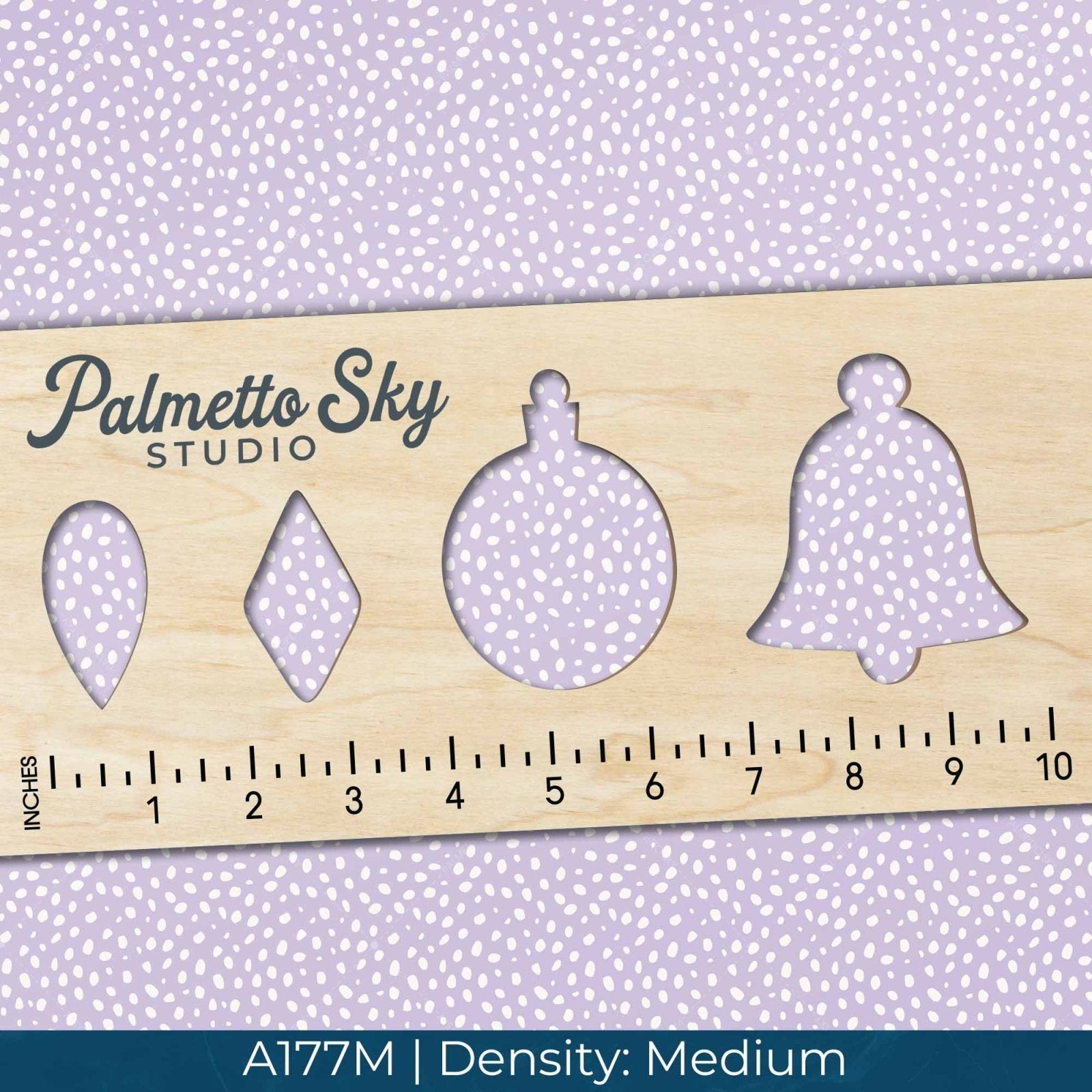 A177 Lavender Multi-Size Dots - Palmetto Sky Studio