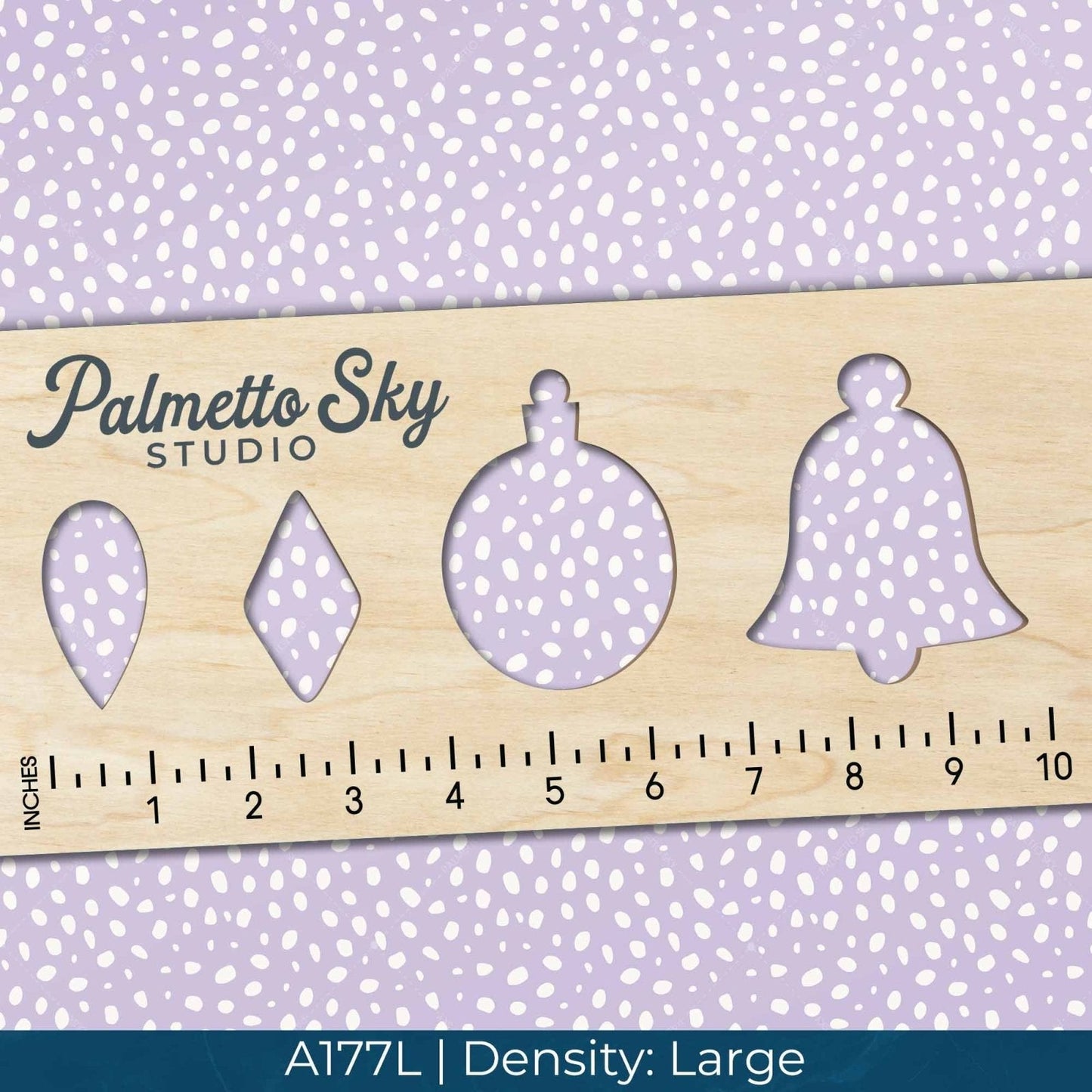 A177 Lavender Multi-Size Dots - Palmetto Sky Studio