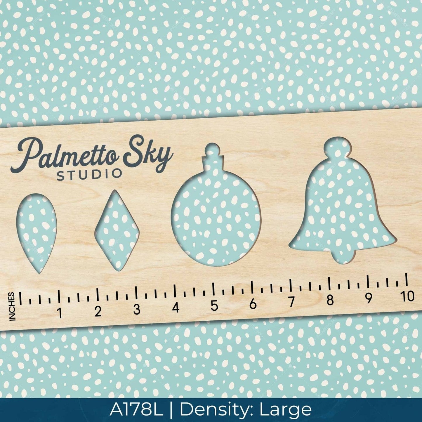 A178 Mint Multi-Size Dots - Palmetto Sky Studio