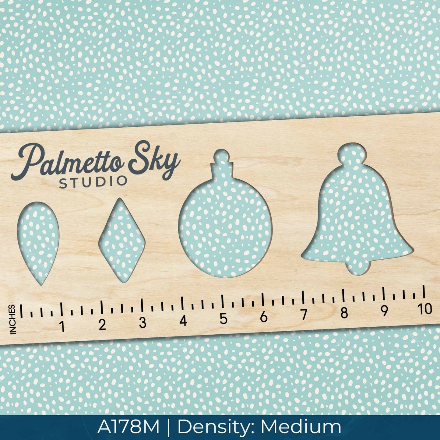 A178 Mint Multi-Size Dots - Palmetto Sky Studio