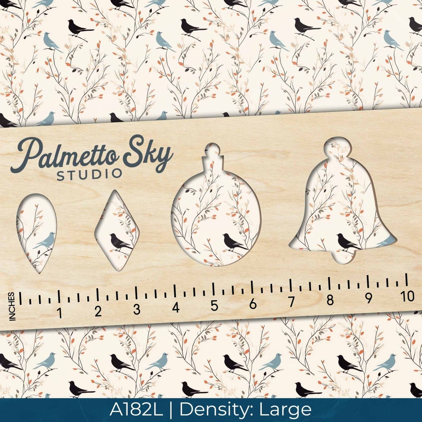 A182 Resting Birds Pattern - Palmetto Sky Studio