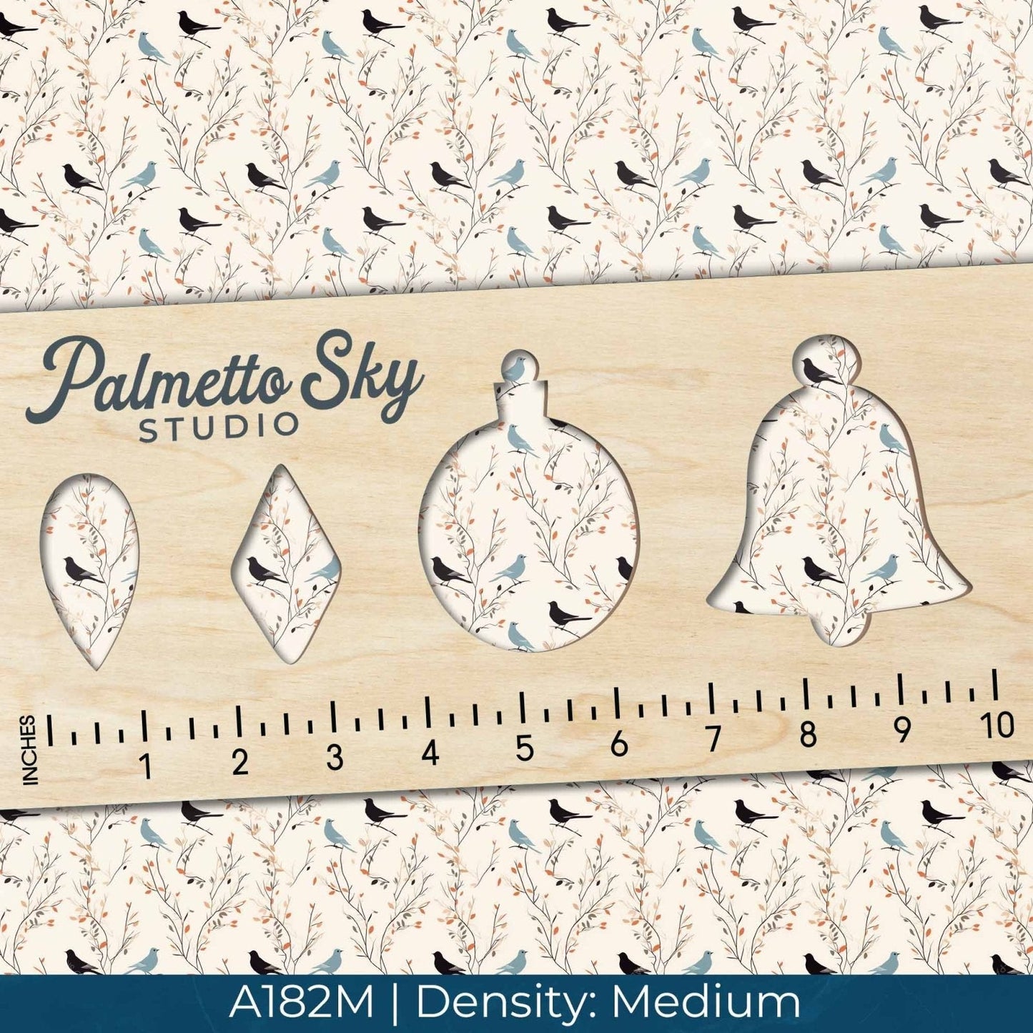 A182 Resting Birds Pattern - Palmetto Sky Studio