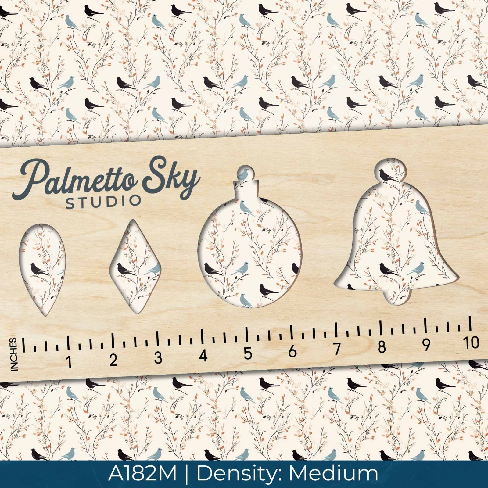 A182 Resting Birds Pattern - Palmetto Sky Studio