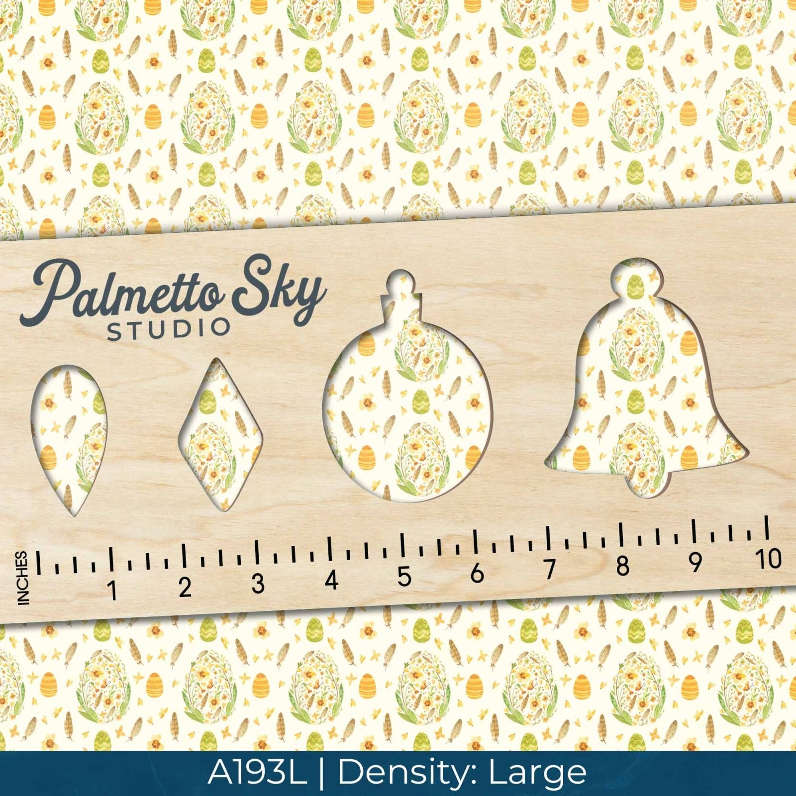 A193 Floral Easter Eggs - Palmetto Sky Studio
