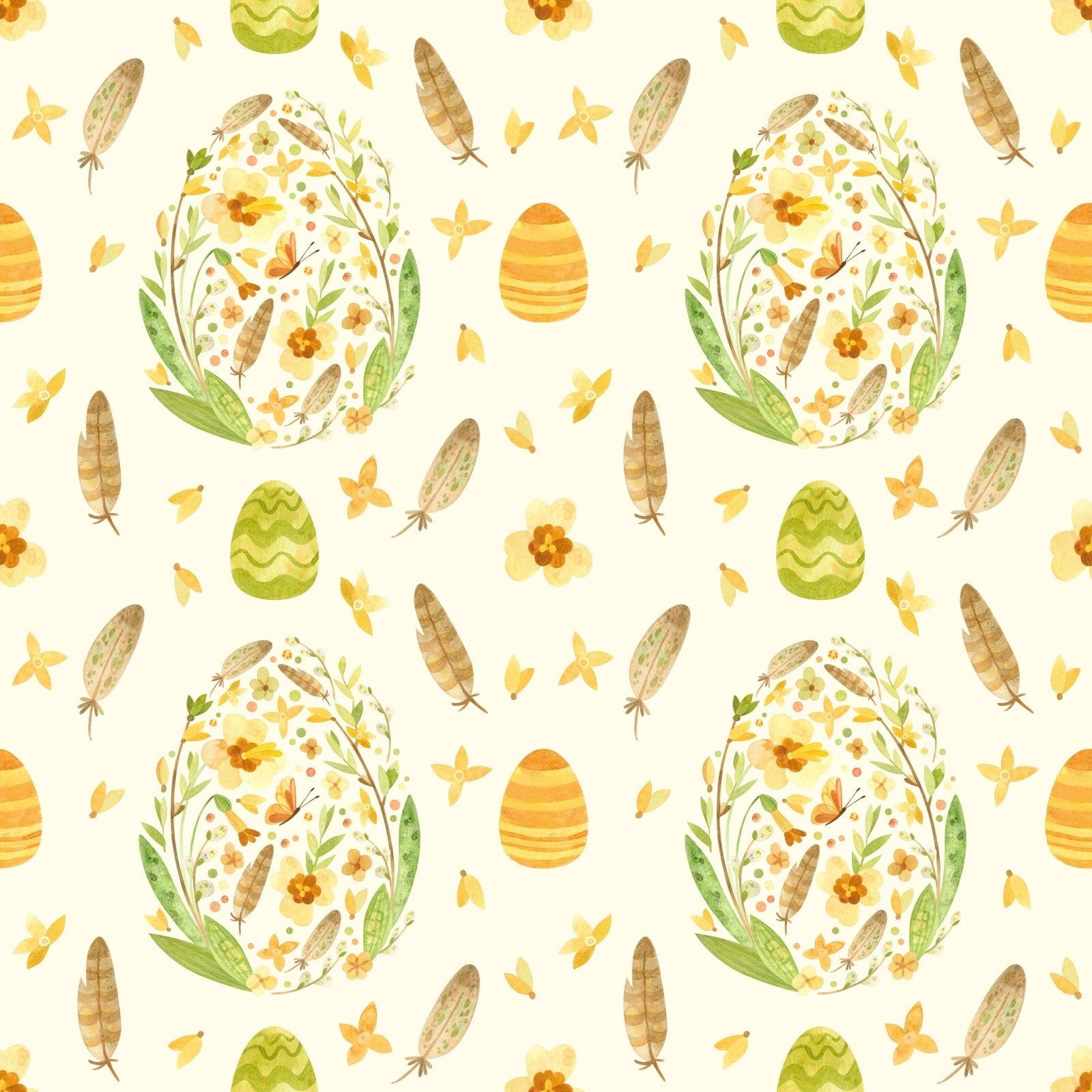 A193 Floral Easter Eggs - Palmetto Sky Studio